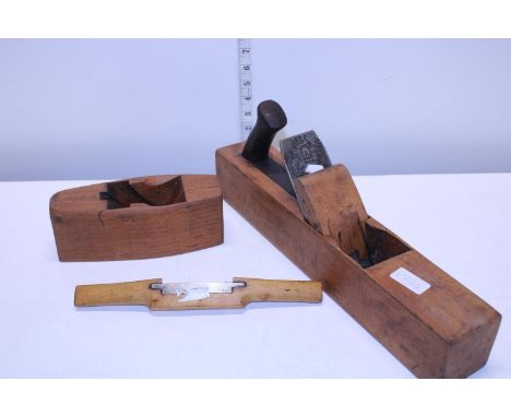Three vintage woodworking tools 