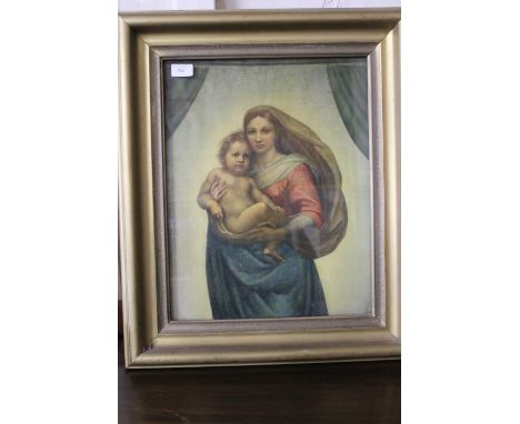 A antique framed Medici Society print. 53cmX64cm postage unavailable. 