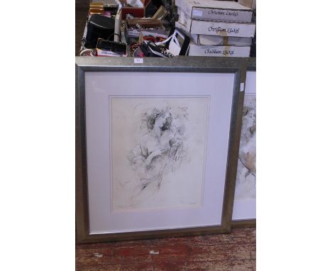 A limited edition framed print, 79cm X 92cm postage unavailable 