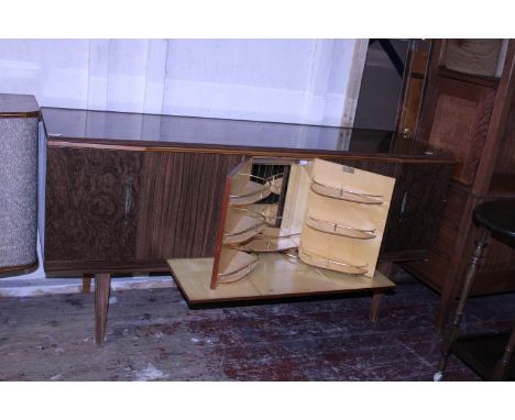 A vintage 1960's drinks sideboard by Utility, measures 162cm X 47cm X 79cm postage unavailable 