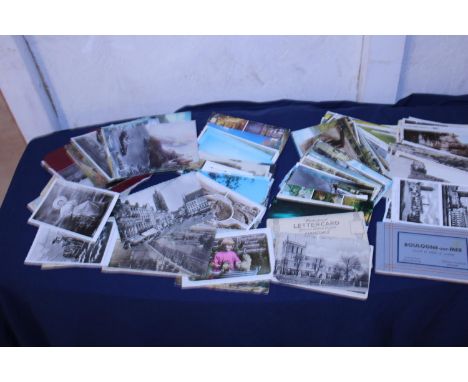 A selection of vintage and antique postcards 