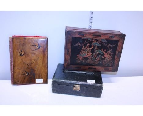 A selection of vintage boxes 