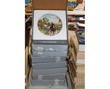 A large selection of Wedgewood collectors plates 
