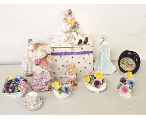 A mixed lot of ceramic items to include Royal Worcester 'Serena', Royal Worcester 'The Fairest Rose' A/F, 'The Victoria &amp;