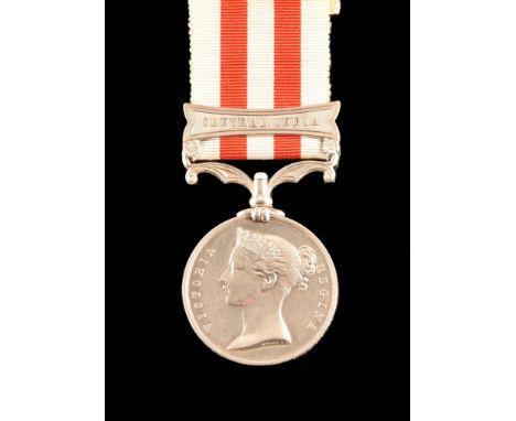 An Indian Mutiny 1857-58 Medal to 3535  Corporal Motherwell Mitchell, 71st Foot, Highland Light Infantry, with 1 clasp, Centr
