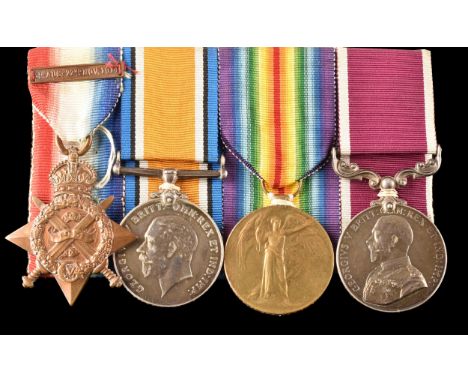 A Great War LSGC four medal group to: 10108 Private / 391364 Trooper Robert Sewell, 1st Battalion, Royal Irish Fusiliers / Th