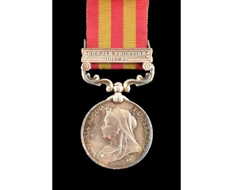 An India Medal 1895-1902, to 4670 Lance Corporal Frederick Newton, 1st Battalion, Duke of Cornwall's Light Infantry, 1 clasp 