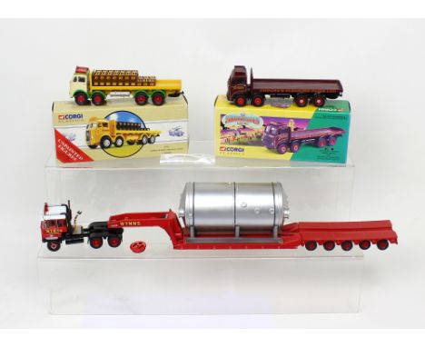 A boxed Corgi heavy haulage series limited edition 'CC 12604 Scammell Crusader, King Trailer & Vessel Load: Wynnds Heavy Haul