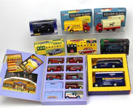 Corgi for Cameo Collectables; a set of ten diecast model Chipperfield's Circus vehicles, limited edition no.1232/11000, Corgi