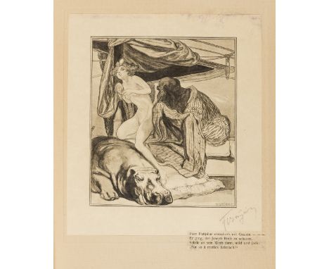 Erotica.- Bayros (Franz von) Götterliebschaften, number 2 of 50 special signed copies, from an edition limited to 550, pictor
