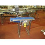 Stainless Steel Conveyor, 8" W X 40" L plastic belt, Baldor AC Motor, 110 VAC (Required Loading