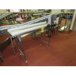 Stainless Steel Conveyor, 12" W X 57" L (no belt), V.F.D., 220 VAC (Required Loading Fee $50.00 Norm