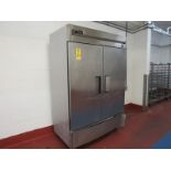 True Mdl. T-49 Double Door Refrigerator, 54" L X 30" W X 83" T, Ser. #6709737 (Required Loading