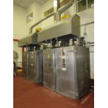 Stainless Steel Steam Box, 2-Truck, 67" W X 52" D X 66" Tall, will fit 29" W X 4' L truck, (4) steam