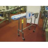 Portable Stainless Steel Conveyor, 9 1/2" W X 5' L, no drive (Required Loading Fee $50.00 Norm