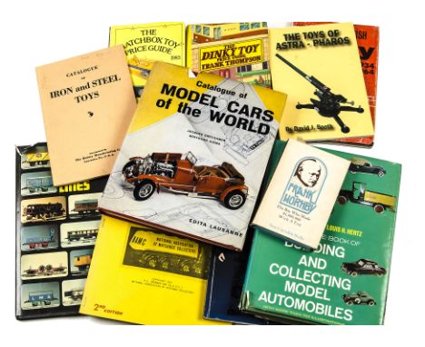 General toy books, including Gamages 1913 Christmas Bazaar, Reder - History of Model Railways, Greilsamer & Azema - Model Car