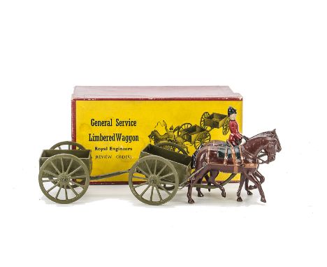 Britains General Service Limbered Waggon 1330, Royal Engineers, in original box, G box G
All complete. Small crack to the pai