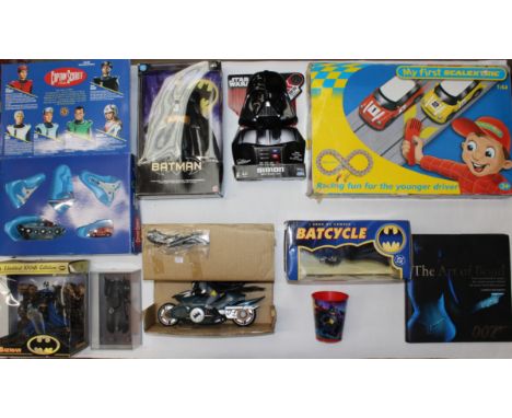 Toys: A collection of assorted toys and collectables to include: My First Scalextric, Captain Scarlet Spectrum Command Team, 
