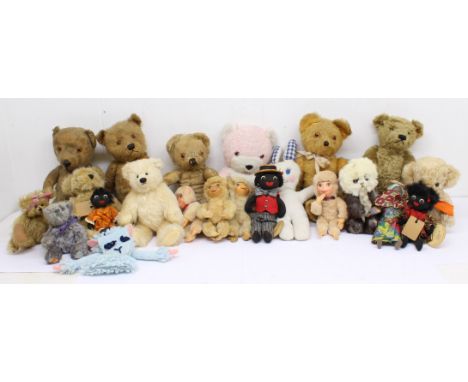 Bears: A collection of assorted bears to include: Steiff, Harrods, Robin Rive, and other assorted vintage bears. General cond