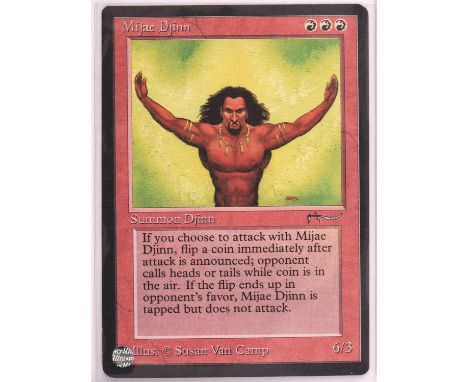 Magic the Gathering TCG. Rukh Egg and Mijae Djinn, Arabian Nights. Condition Report:  Excellent condition. 