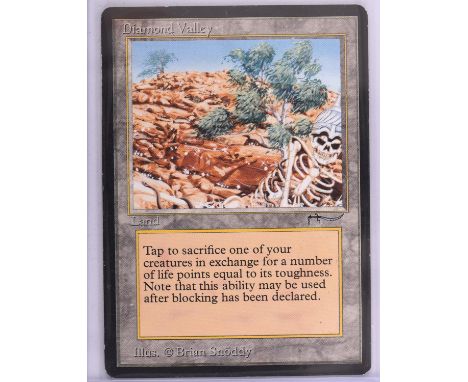 Magic the Gathering TCG. Diamond Valley, Arabian Nights. Condition Report:  Good - Excellent. 