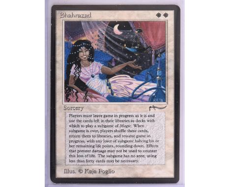 Magic the Gathering TCG. Shahrazad, Arabian Nights. Condition Report:  Excellent.