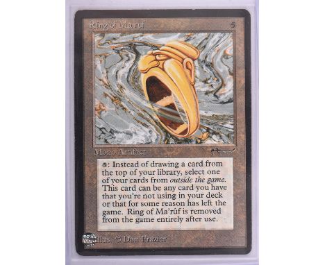 Magic the Gathering TCG. Ring of Ma ruf, Arabian Nights. Condition Report:  Excellent. 