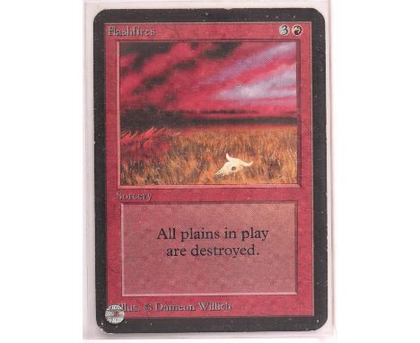 Magic the Gathering TCG. Flashfires, Alpha. Condition Report:  Light play. 