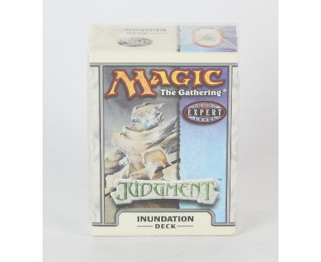Magic The Gathering TCG - Judgment Inundation Theme Deck Sealed. One sealed preconstructed deck from a former local games sto