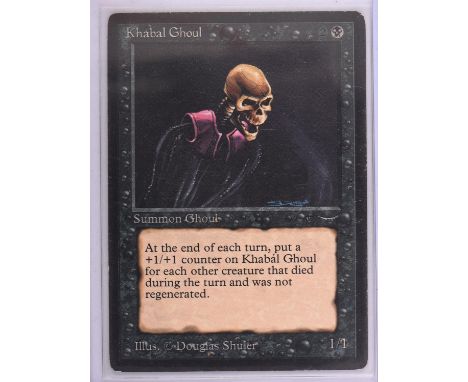 Magic the Gathering TCG. Khabal Ghoul, Arabian Nights. Condition Report:  Light Play.