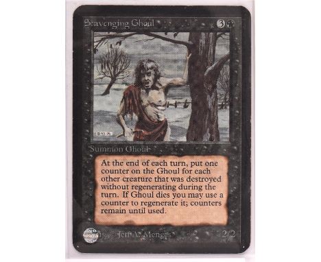 Magic the Gathering TCG. Scavenging Ghoul, Alpha. Condition Report:  Light play. 