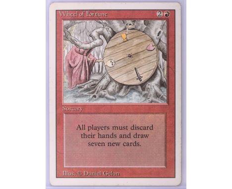 Magic the Gathering TCG. Wheel of Fortune, Revised. Condition Report:  Excellent.