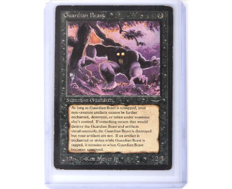 Magic the Gathering TCG. Guardian Beast, Arabian Nights. Condition Report:  Played. 