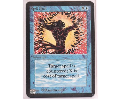 Magic the Gathering TCG. Spell Blast Alpha. Condition Report:  Excellent condition. 