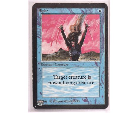 Magic the Gathering TCG. Flight. Alpha. Condition Report:  Light play. 