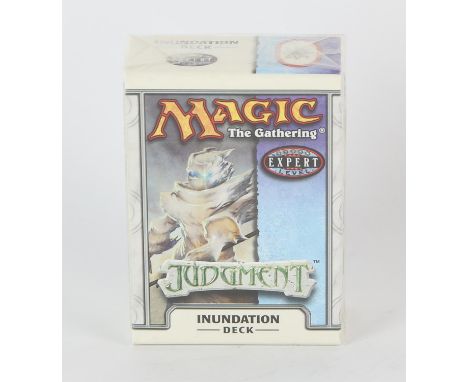 Magic The Gathering TCG - Judgment Inundation Theme Deck Sealed. One sealed preconstructed deck from a former local games sto