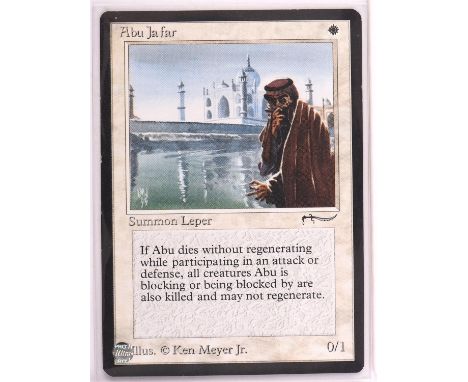 Magic the Gathering TCG. 2x Abu Ja'far, Arabian Nights. Condition Report:  Light play to excellent. 