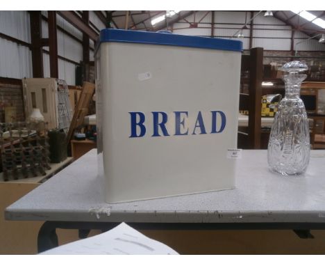 retro enamel bread bin