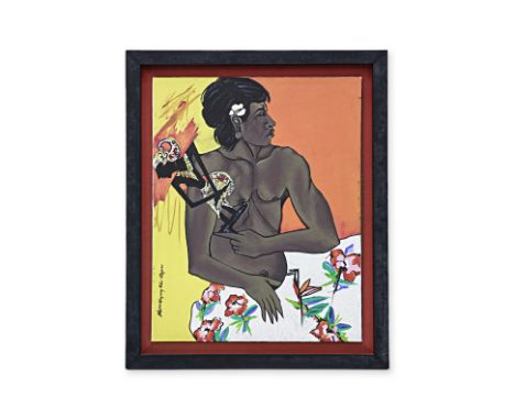 KRIJONO (INDONESIA, 1951-2011) - WAYANG KULIT
Oil on canvas; Signed and dated "Bali 1990 Wayang Kulit, Krijono"
89 x 70.5cm; 