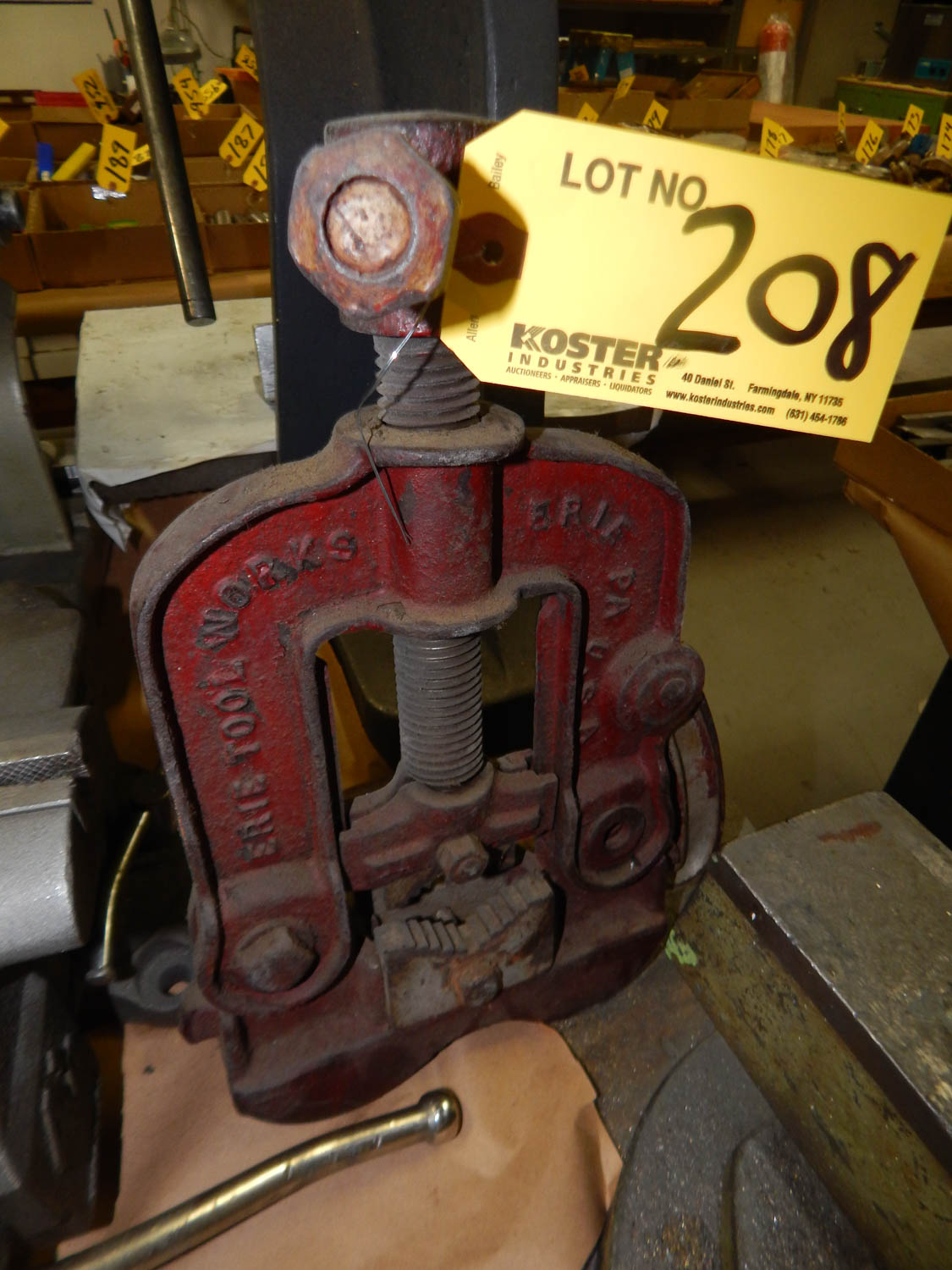 ERIE TOOL WORKS PIPE VISE