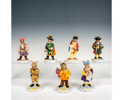 Bunnykins limited edition world explorers. Vasco Da Gama DB413, Marco Polo DB414, Sir Francis Drake DB415, Sir Walter Raleigh