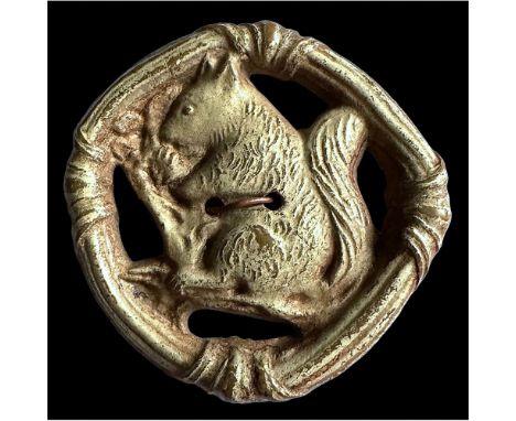 1 Large 20th century white painted Squirrel button. Here is a cool and often hard to find example of Burwood buttons from the