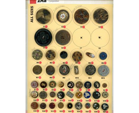 45 S/M/L 19th century examples including inlays. WOW! Look at this card carefully as we are not sure why were putting it all 