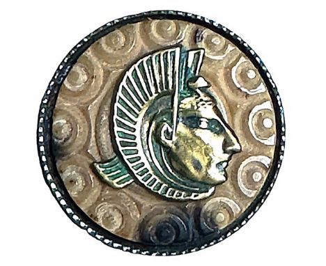 1 Large 19th century Brass Egyptian head over Vegetable IV. This large and scarce example steel cup has always been sought af