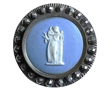 1 Large late 18th century Wedgwood set in steel. This fine condition example from the late 18th century is just that extremel