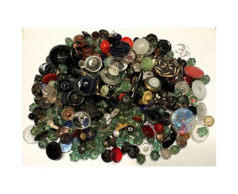S nice selection of 19th and 20th century glass. This great bag lot is heavy and includes many colors of assorted glass from 