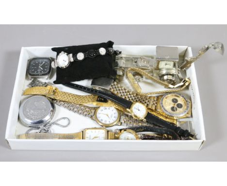 A collection of ladies and gents wristwatches to include Sekonda, Rotary and Sieko examples, along with Sekonda chrome plate 