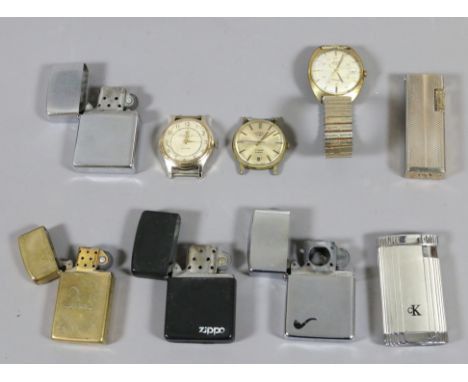 Two vintage manual wind bracelet wristwatches to include Rotary with date chapter, an Accurist 21 jewel with second sweep fin