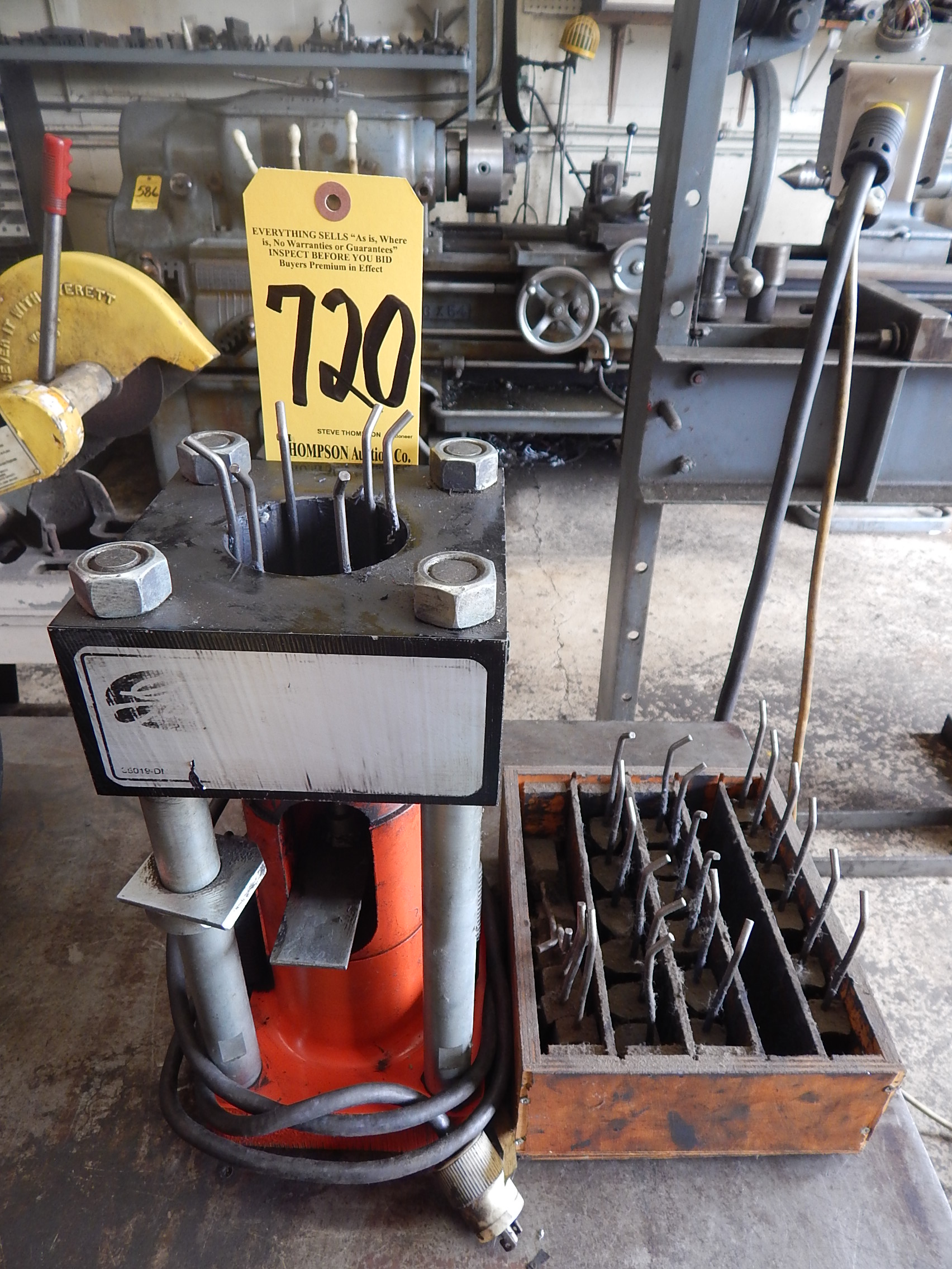 Gates Model Power Crimp 603 Hose Crimper with Dies