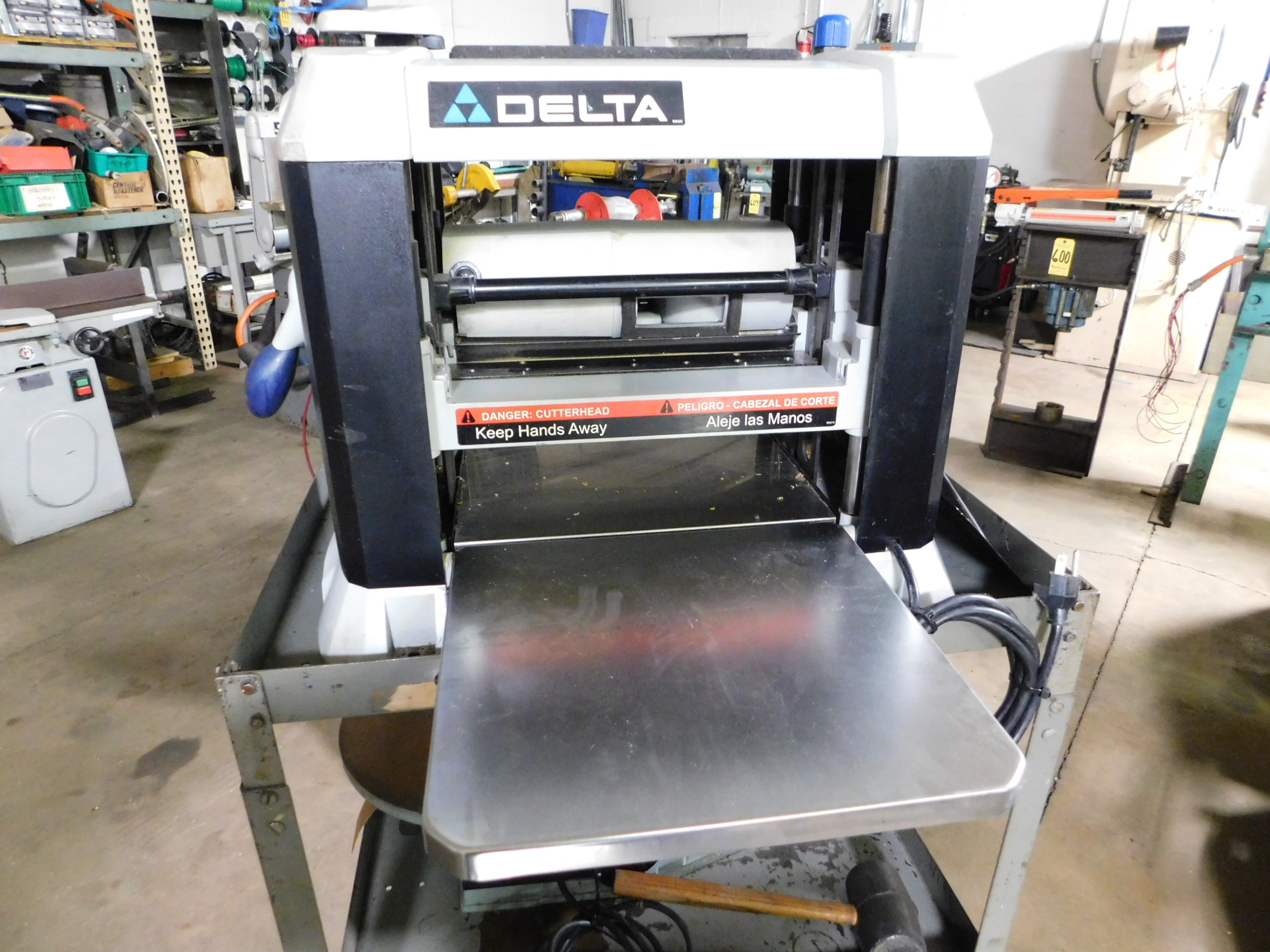 Delta Model 22580 13" Bench Model Wood Planer, SN 01910, 115V, 1 phs.